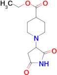 ethyl 1-(2,5-dioxopyrrolidin-3-yl)piperidine-4-carboxylate