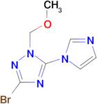 3-bromo-5-(1H-imidazol-1-yl)-1-(methoxymethyl)-1H-1,2,4-triazole