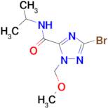 3-bromo-N-isopropyl-1-(methoxymethyl)-1H-1,2,4-triazole-5-carboxamide