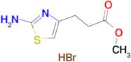 methyl 3-(2-amino-1,3-thiazol-4-yl)propanoate hydrobromide