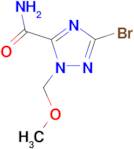 3-bromo-1-(methoxymethyl)-1H-1,2,4-triazole-5-carboxamide