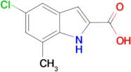 5-chloro-7-methyl-1H-indole-2-carboxylic acid