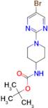tert-butyl [1-(5-bromopyrimidin-2-yl)piperidin-4-yl]carbamate