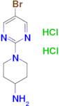 1-(5-bromopyrimidin-2-yl)piperidin-4-amine dihydrochloride