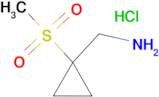 [1-(Methylsulfonyl)cyclopropyl]methylamine hydrochloride