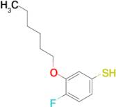 4-Fluoro-3-n-hexyloxythiophenol