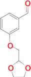 3-[2-(1,3-Dioxolan-2-yl)methoxy]benzaldehyde