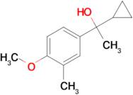 1-(4-Methoxy-3-methylphenyl)-1-cyclopropyl ethanol