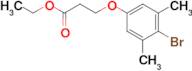 Ethyl 3-(4-bromo-3,5-dimethyl-phenoxy)propanoate