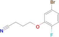 4-(3-Bromo-6-fluoro-phenoxy)butanenitrile