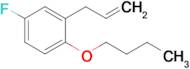 3-(2-n-Butoxy-5-fluorophenyl)-1-propene