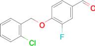 4-(2'-Chlorobenzyloxy)-3-fluorobenzaldehyde