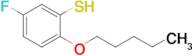 5-Fluoro-2-n-pentoxythiophenol