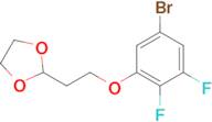 2-[2-(3-Bromo-5,6-difluoro-phenoxy)ethyl]-1,3-dioxolane