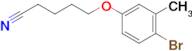 5-(4-Bromo-3-methyl-phenoxy)pentanenitrile