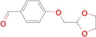 4-[2-(1,3-Dioxolan-2-yl)methoxy]benzaldehyde