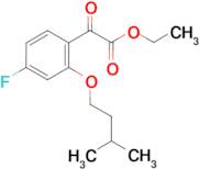 Ethyl 4-fluoro-2-iso-pentoxybenzoylformate