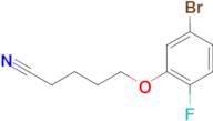 5-(3-Bromo-6-fluoro-phenoxy)pentanenitrile