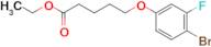 Ethyl 5-(4-bromo-3-fluoro-phenoxy)pentanoate