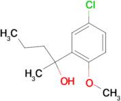 2-(3-Chloro-6-methoxyphenyl)-2-pentanol