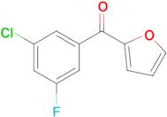 2-(3-Chloro-5-fluorobenzoyl)furan