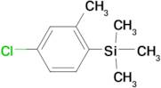 1-(Trimethylsilyl)-4-chloro-2-methylbenzene