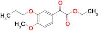 Ethyl 4-methoxy-3-n-propoxybenzoylformate