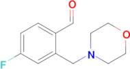 4-Fluoro-2-[(4-morpholino)methyl]benzaldehyde