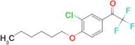 3'-Chloro-4'-n-hexyloxy-2,2,2-trifluoroacetophenone