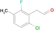 (6-Chloro-2-fluoro-3-methylphenyl)acetaldehyde