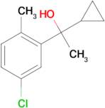 1-(3-Chloro-6-methylphenyl)-1-cyclopropyl ethanol