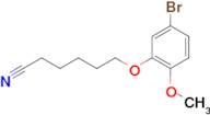 6-(3-Bromo-6-methoxy-phenoxy)hexanenitrile