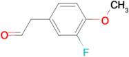 (3-Fluoro-4-methoxyphenyl)acetaldehyde