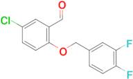 3-Chloro-6-(3',4'-difluorobenzyloxy)benzaldehyde