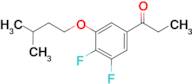 3',4'-Difluoro-5'-(isopentyloxy)propiophenone