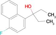 3-(4-Fluoro-1-naphthyl)-3-pentanol