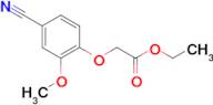 Ethyl 2-(4-cyano-2-methoxy-phenoxy)acetate