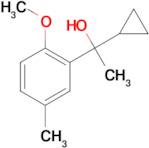 1-(2-Methoxy-5-methylphenyl)-1-cyclopropyl ethanol