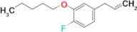 3-(4-Fluoro-3-n-pentoxyphenyl)-1-propene