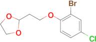 2-[2-(2-Bromo-4-chloro-phenoxy)ethyl]-1,3-dioxolane