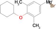 4-Cyclohexyloxy-3,5-dimethylphenylmagnesium bromide, 0.5M THF