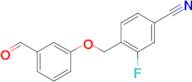 3-(4-Cyano-2-fluorobenzyloxy)benzaldehyde