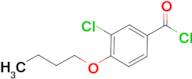 4-n-Butoxy-3-chlorobenzoyl chloride