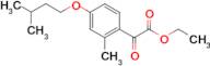 Ethyl 2-methyl-4-iso-pentoxybenzoylformate