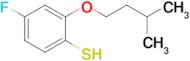 4-Fluoro-2-iso-pentoxythiophenol