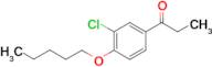 3'-Chloro-4'-n-pentoxypropiophenone