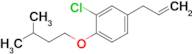 3-(3-Chloro-4-iso-pentoxyphenyl)-1-propene