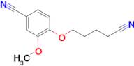 5-(4-Cyano-2-methoxy-phenoxy)pentanenitrile