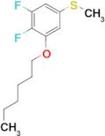 4,5-Difluoro-3-n-hexyloxyphenyl methyl sulfide