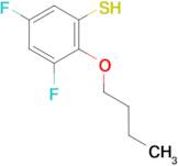 2-n-Butoxy-3,5-difluorothiophenol